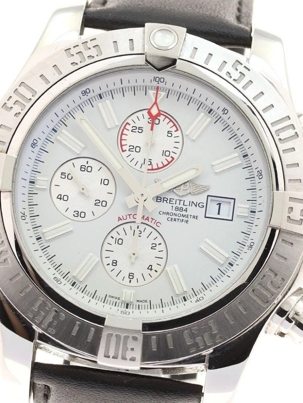 BREITLING Super Avenger II A13371 Date Chronograph Automatic Men's Watch_943114